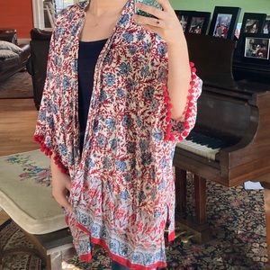 Alter’d state red and blue flower Camono